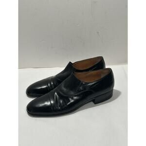 Enzo Bonafe Harrods Black Leather Shoes Size 43.5 (men’s US 10.5- Women’s US 12